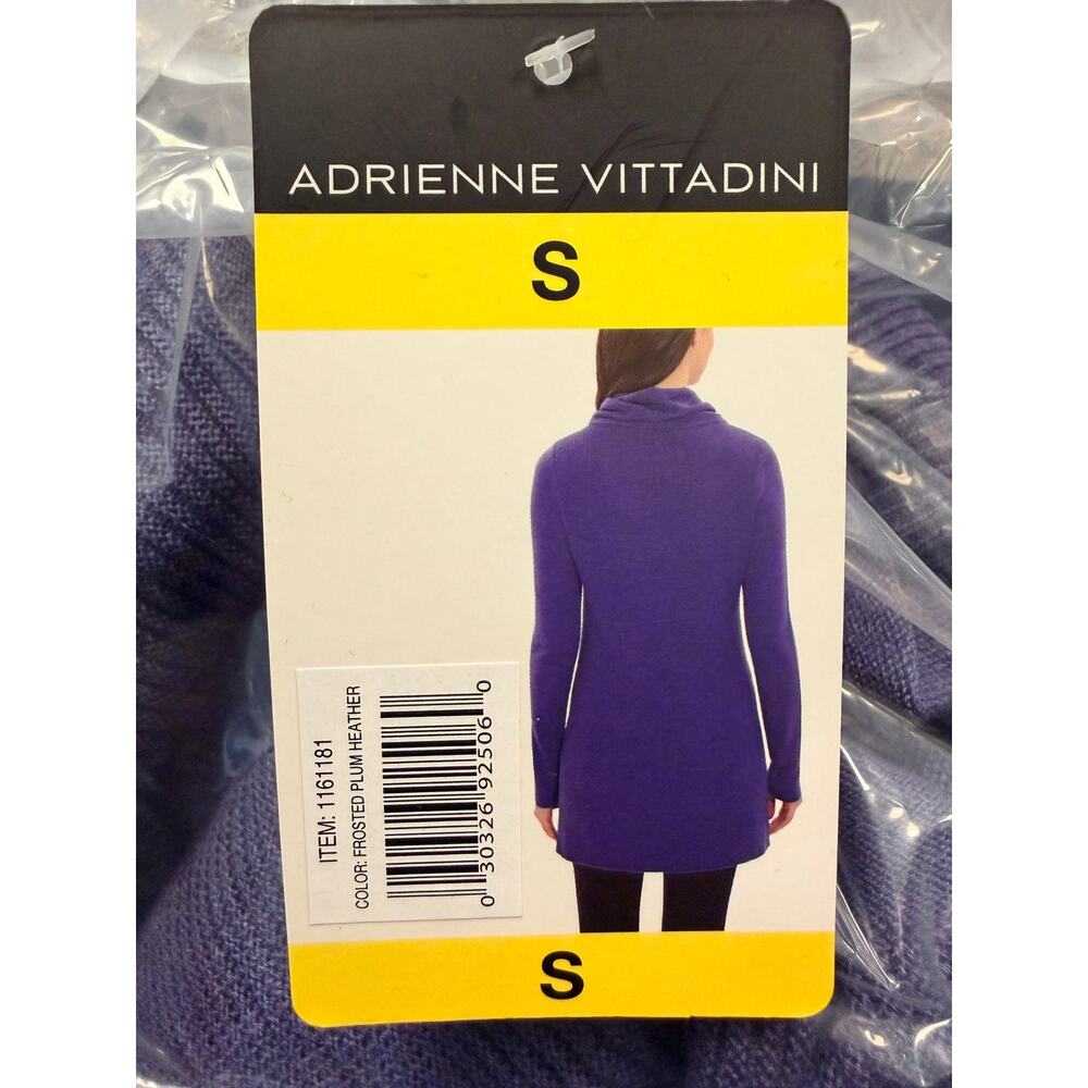 Adrienne Vittadini Cowl Neck Tunic Sweater Womens S 1161181 NWT - Picture 6 of 6